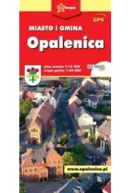 Opalenica - plan miasta, mapa gminy