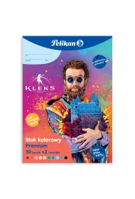 Pelikan Blok kreatywny A4 + 2 tutoriale kolorowy 10 kartek