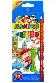 Hasta Kredki o��wkowe Flamingo Junior 12 szt.