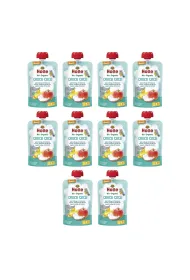 Holle Mus Kokosowy krokodyl (jab�ko - mango - kokos) od 8 miesi�ca Demeter Zestaw 10 x 100 ml Bio