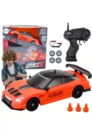 Auto sportowe R/C 1:24 pomara�czowe LeanToys