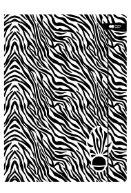 Happy Color Teczka kartonowa z gumk� Black&White Zebra