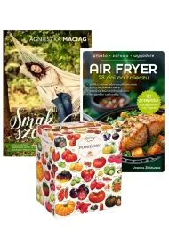 Puzzle Pakiet: Smak szcz�cia, czyli o dietach, piel�gnacji urody w zgodzie z natur� i szukaniu pi�kna w sobie, Air Fryer – 28 dni na talerzu, Puzzlove CzuCzu 1000 el. Pomidory