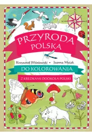 Przyroda Polska do kolorowania z kredkami