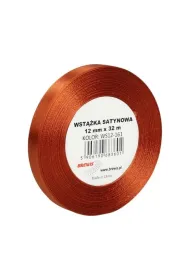 Brewis Wst��ka satynowa br�zowa 12mm x 32m