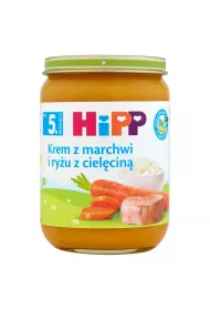 Hipp Krem z marchwi i ryu z cielcin po 5. miesicu 190 g Bio