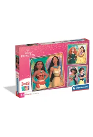 Puzzle 3x48 el. SuperColor. Princess Clementoni