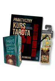 Zestaw Tarot �wiat�a i Cienia z ksi��k� Praktyczny Kurs Tarota i zak�adk�