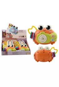 Krab aparat grzechotka pomara�czowy LeanToys