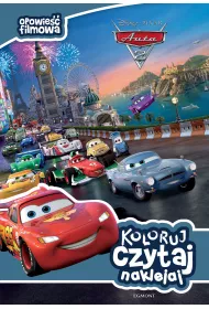 Auta 2. Koloruj, czytaj, naklejaj. Opowie�� filmowa
