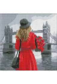 Ideyka Diamentowa mozaika - Mglisty Londyn 30x30cm