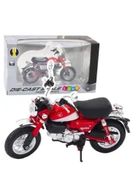 Motocykl retro czerwony 1:12 LeanToys