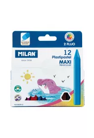 Milan Kredki �wiecowe Maxi tr�jk�tne 12 szt.