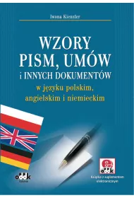 Wzory pism, um�w i innych dokument�w w j�zyku polskim, angielskim i niemieckim