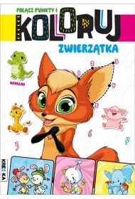 Zwierz�tka. Po��cz punkty i koloruj
