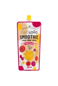 Owolovo Smoothie tropikalnie Jabko-banan-malina 250 ml