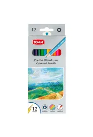 Toma Kredki szkolne drewniane 12 szt.