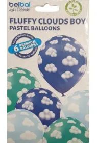 Aliga Balony Chmurki 6 szt.