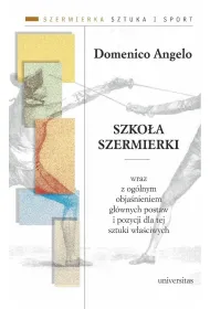Szko�a szermierki wraz z og�lnym obja�nieniem g��wnych postaw i pozycji dla tej sztuki w�a�ciwych