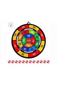 Tarcza z pi�eczkami na rzep 12 szt 76x76cm Madej