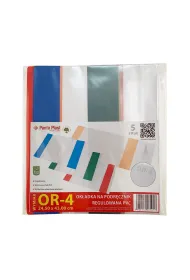 Panta Plast Ok�adki regulowane na podr�czniki OR-4 24,5x43cm 5 sztuk