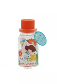 Santoro Mini gumki w szklanych butelkach
