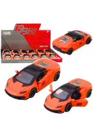 Samoch�d sportowy z nap�dem pomara�czowy 1:43 LeanToys
