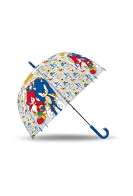 KIDS EUROSWAN Parasolka Sonic przezroczysta 19 cali  Sonic