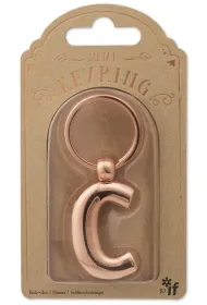 If Metalowy brelok do kluczy litera C Keyring