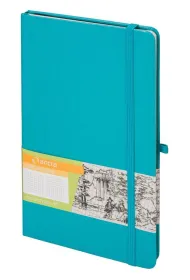 Antra Notes A5 Romantyzm Turkusowy kratka 160 kartek
