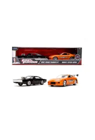 Zestaw pojazd�w metalowych JADA F&F Dodge + Toyota dwupak Simba