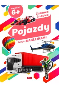 Pojazdy zeszyt z naklejkami