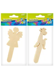 Craft with Fun Ozdoba drewniane patyki kszta�ty