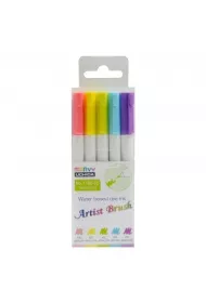 Marvy Flamastry kolorowe Artist Brush Natural 5 kolor�w