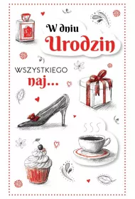 AbCard Kartka okoliczno�ciowa Urodziny PS01