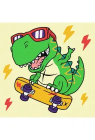 Ideyka Malowanie po numerach - Fajny dinozaur Kids
