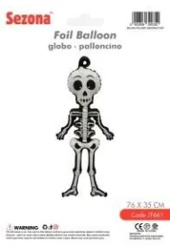 Balon Halloween Szkielet 76x35cm
