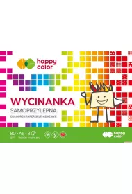 Happy Color Papier kolorowy A5 samoprzylepny 10 szt.