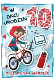 Armin Style KARNET URODZINY 10 B6 Z KOP AS GM-1097 FOL