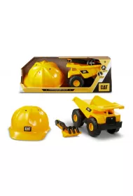 CAT Wywrotka/spychacz + kask Funrise Toys