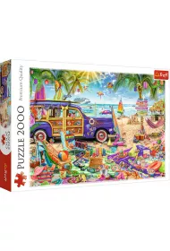 Puzzle 2000 el. Tropikalne wakacje Trefl