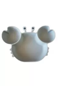 Talerz krab szary