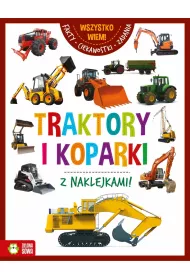 Traktory i koparki. Z naklejkami