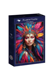 Puzzle 1000 el. India�ska pi�kno�� Bluebird Puzzle