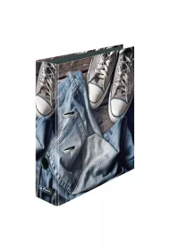 Herlitz Segregator A4 Jeans shoes 80 mm