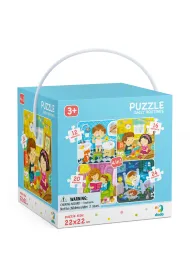 Puzzle 4w1 - M�j Dzie� (12+16+20+24 el.) Dodo