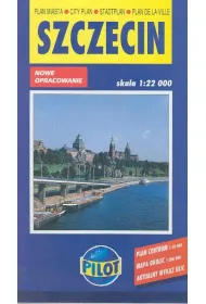 Szczecin. Plan miasta w skali 1:25 000
