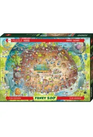 Puzzle 1000 el. Funky ZOO - Kosmiczne ZOO Heye