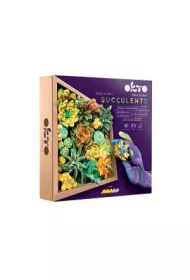 Okto Zestaw Wood&Craft Sukulenty - Energia 21 x 21 cm