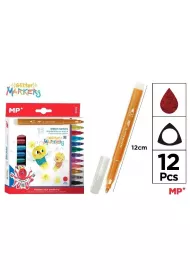Mp Main Paper Flamastry brokatowe 12 kolor�w